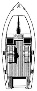 WILL ACCOMMODATE INBOARD MOTORS, SINGLE OR DUAL48.00OUTBOARD MOTORS OR