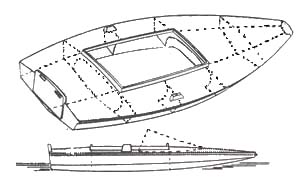 NOTE:The Broadbill 11 plans include hull panel dimensions which can